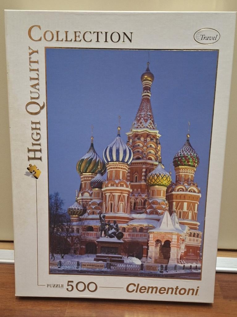Clementoni legpuzzel 500 stuks - St Basil's Cathedral, Ophalen of Verzenden, 500 t/m 1500 stukjes, Nieuw