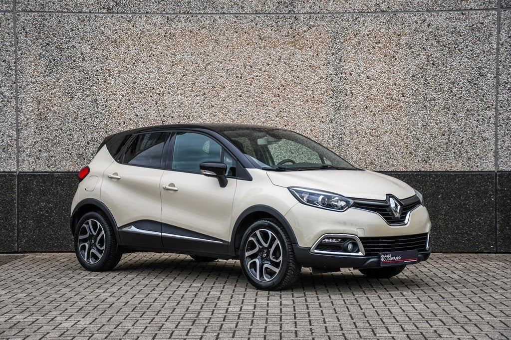 Renault Captur 0.9 TCe Dynamique (bj 2013), Auto's, Voorwielaandrijving, Stof, Gebruikt, Zwart