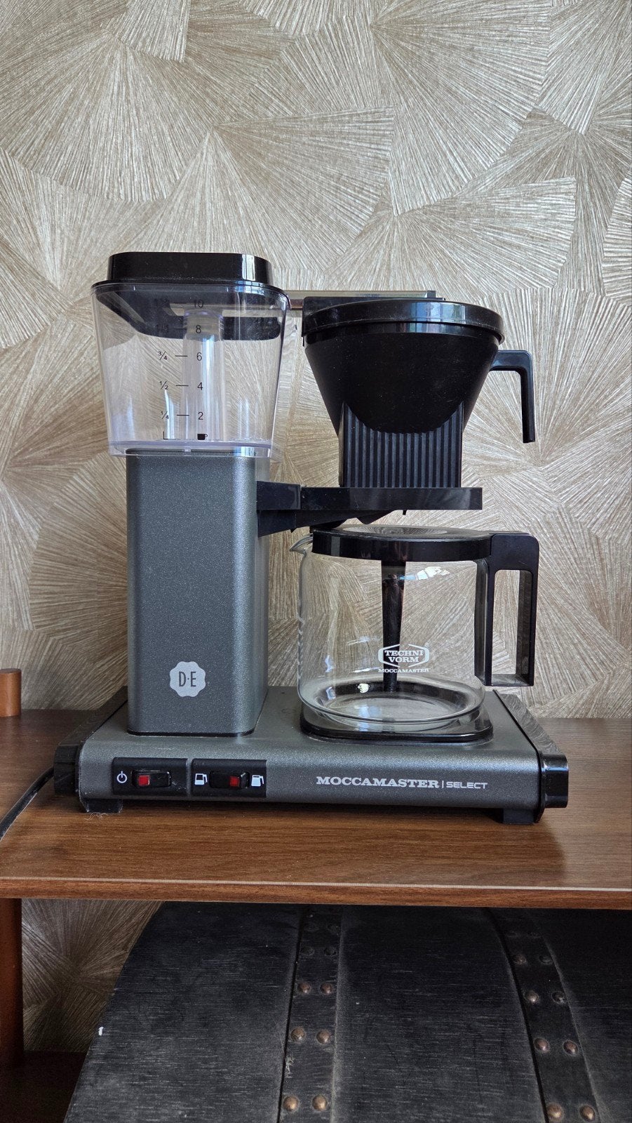Moccamaster Select Koffiezetapparaat - Zo goed als nieuw, Ophalen, Afneembaar waterreservoir, 10 kopjes of meer, Koffiemachine
