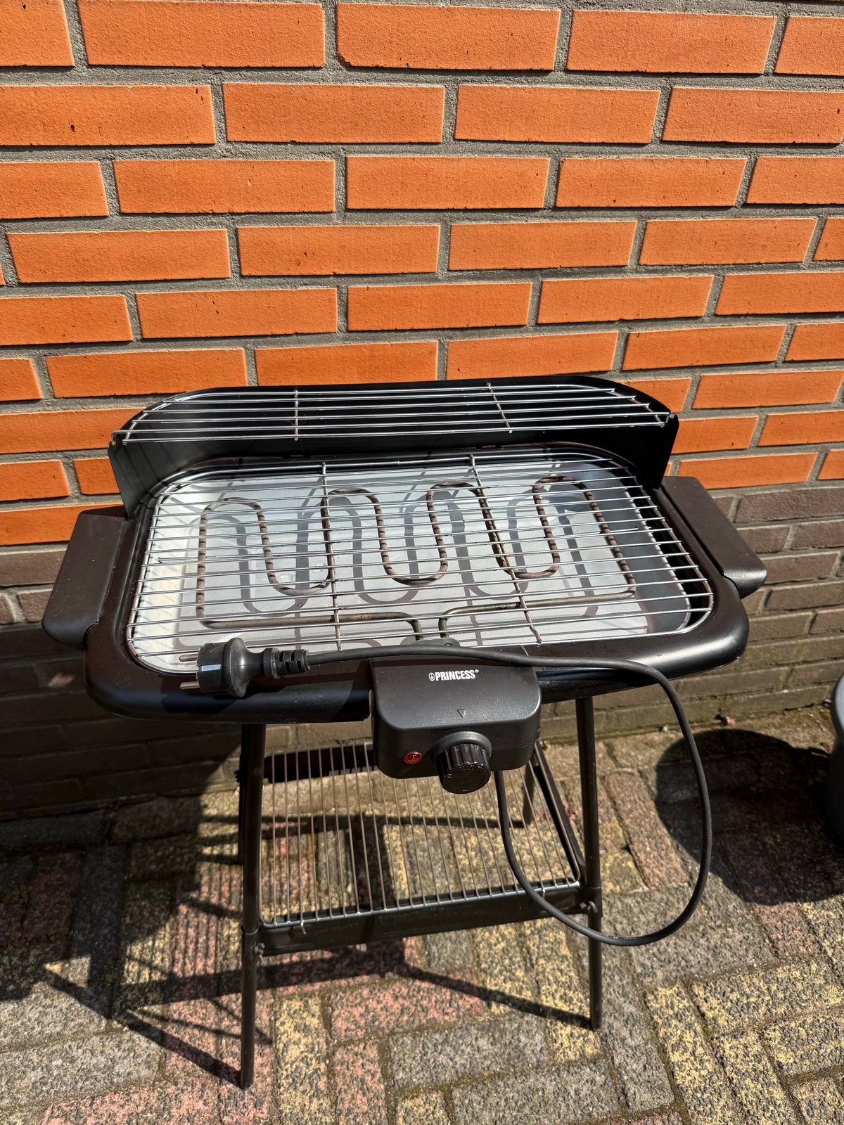 Princess Elektrische BBQ met standaard 78cm hoog  - Gebruikt, Ophalen, Gebruikt