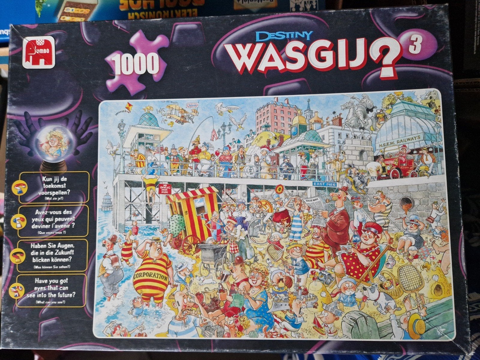 Wasgij Destiny 3, Ophalen of Verzenden, 500 t/m 1500 stukjes, Gebruikt, Legpuzzel
