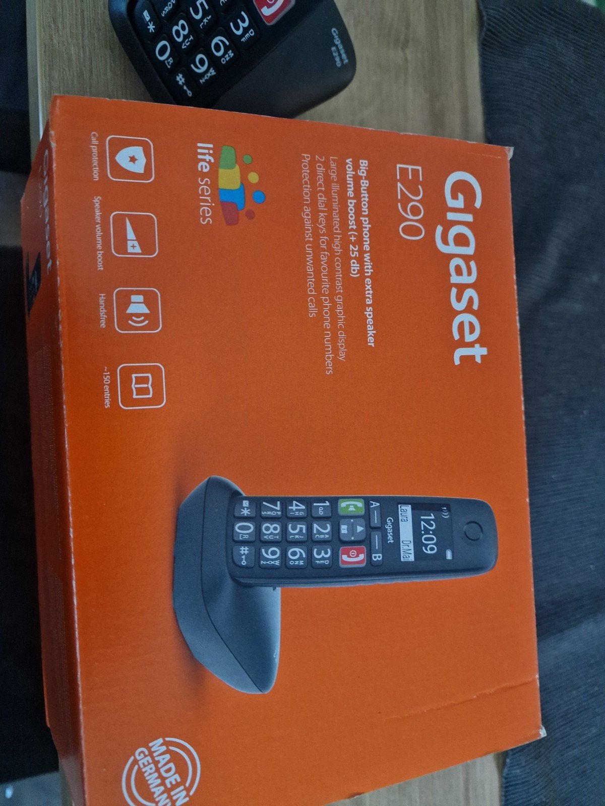 Gigaset E290 Huistelefoon - Gebruiksvriendelijk en Duidelijk, Ophalen of Verzenden, Zo goed als nieuw, 1 handset