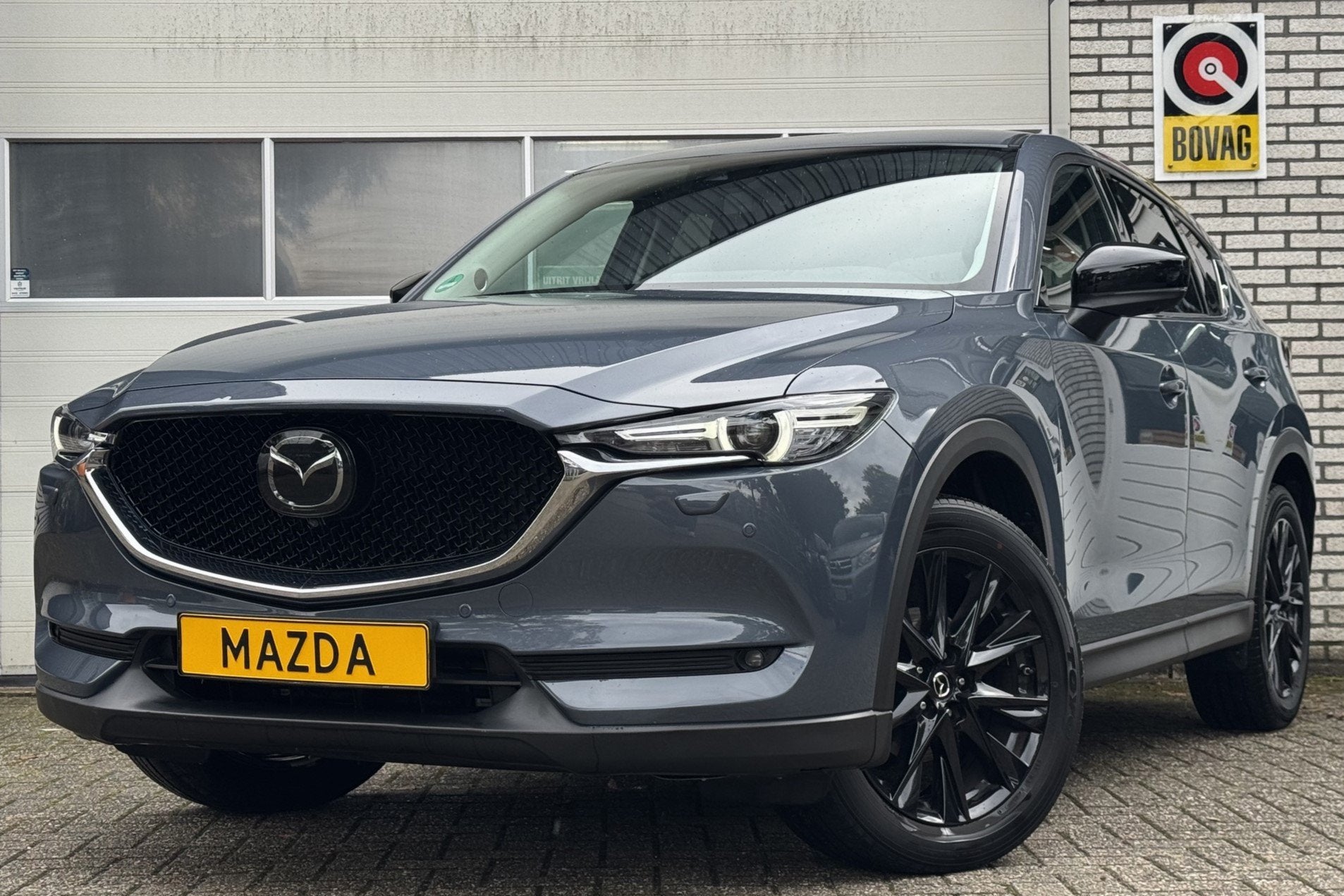 Mazda CX-5 2.5 SkyActiv-G 194 AWD Homura Trekhaak Leder Blac, Dealer onderhouden, Gebruikt, Zwart, 4 cilinders