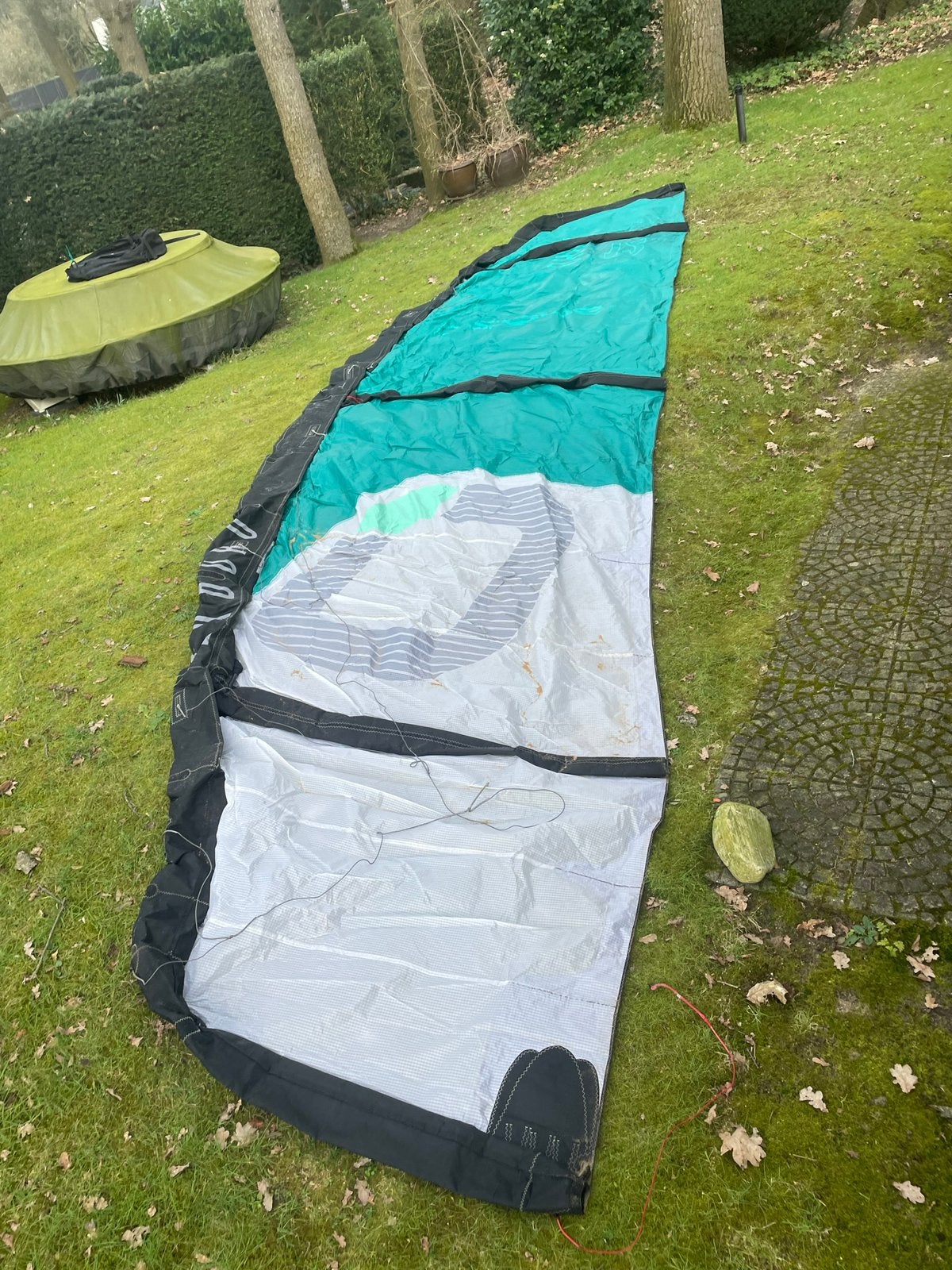 Ozone enduro 12m v4, Watersport en Boten, Geen board, Ophalen of Verzenden, Zo goed als nieuw, 12 m²