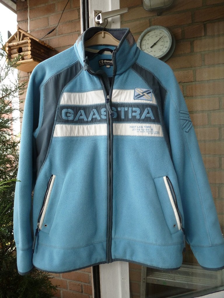 GAASTRA fleece vest IJSBLAUW 42 -GRATIS zend, Verzenden, Zo goed als nieuw, Maat 42/44 (L), Blauw