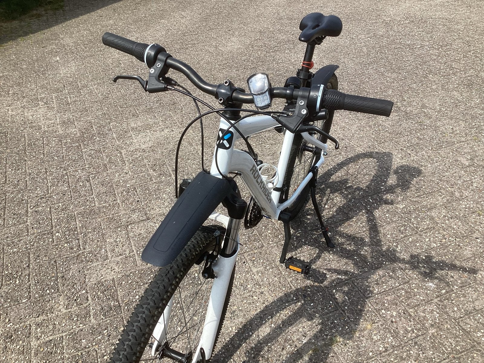 Rockrider ST 100 Mountainbike - Wit, Minder dan 10 versnellingen, Gebruikt, Velgrem, Overige maten