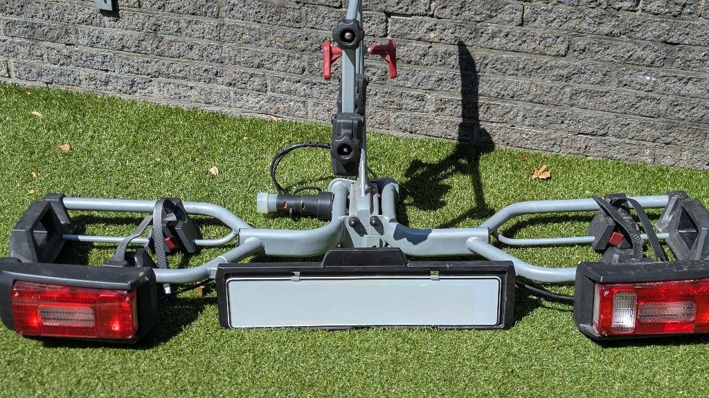 Movanext fietsendrager opvouwbaar, Ophalen, Gebruikt, 2 fietsen, Trekhaakdrager