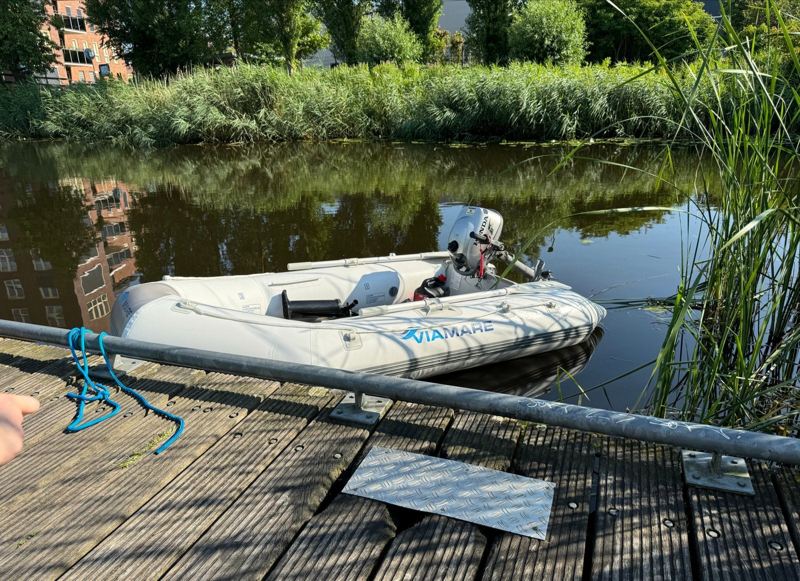 Viamare 250 T rubberboot, Ophalen, Gebruikt