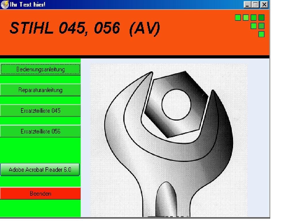 Stihl 045, 056 Reparatie Manual / Onderdelen Lijst, Verzenden, Nieuw, Benzine