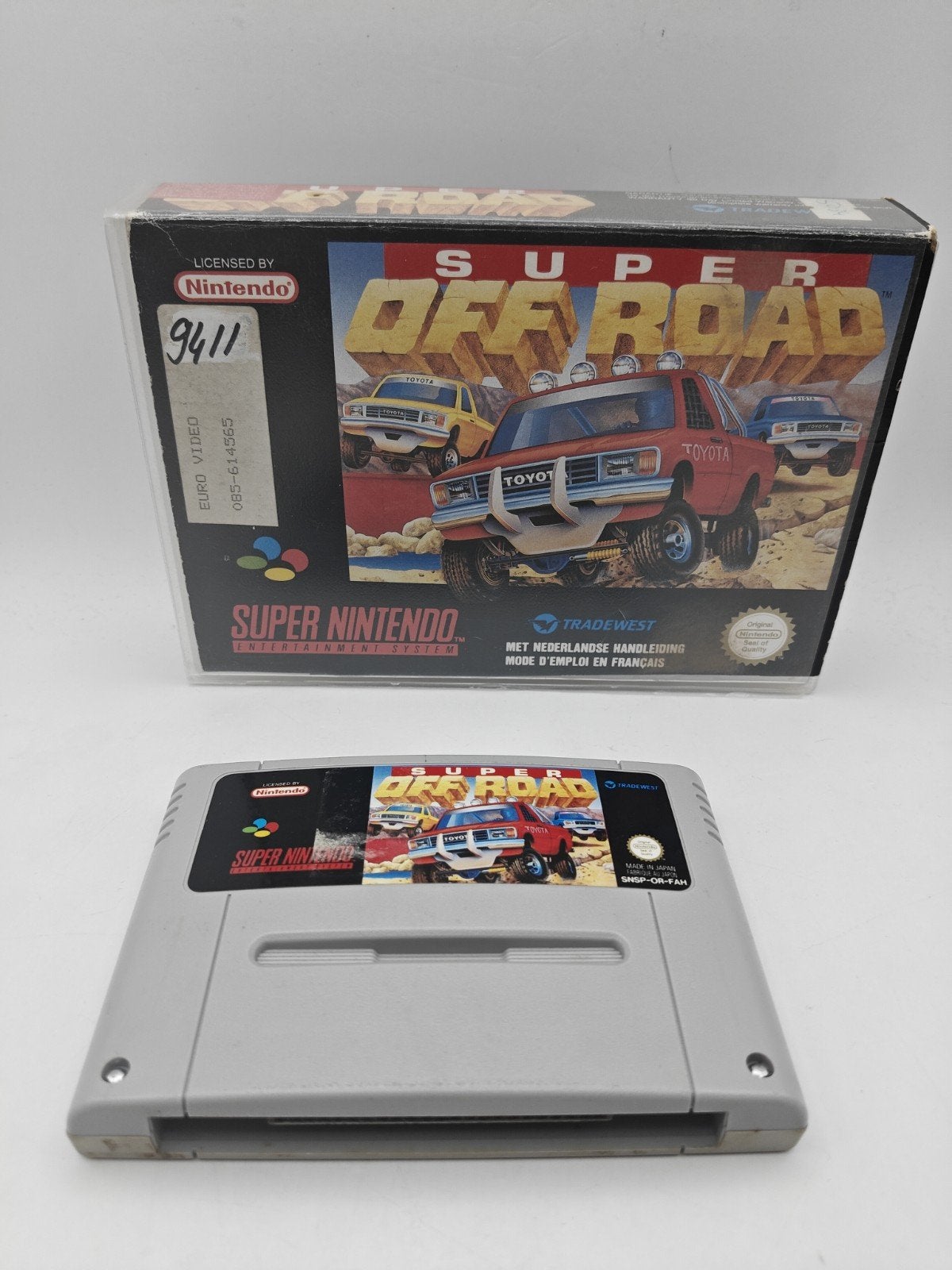 Super Off Road - Super Nintendo SNES in doos, Gebruikt, Tradewest, 1 speler, Eén computer