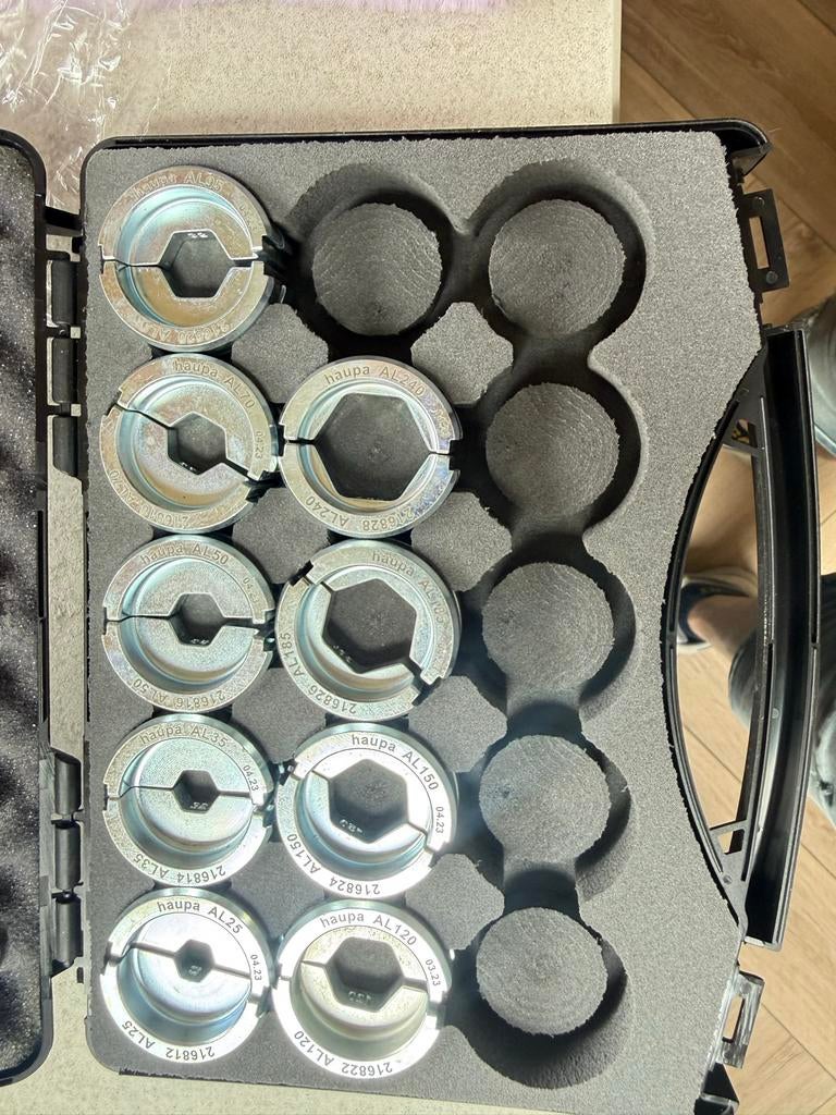 Haupa/ klauke AL-SET Persinzet set 9dl kabelschoenen AL, Ophalen of Verzenden, Nieuw