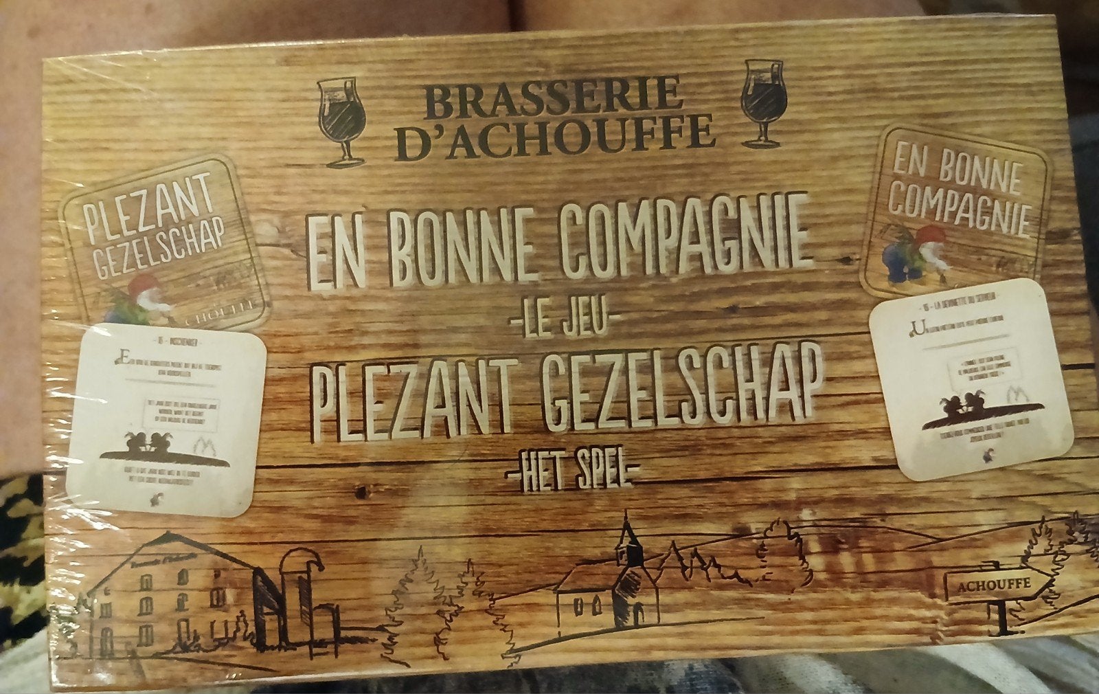 CHOUFFE plezant gezelschap / het spel, Verzamelen, Biermerken, Ophalen of Verzenden, Nieuw, Overige typen, Overige merken