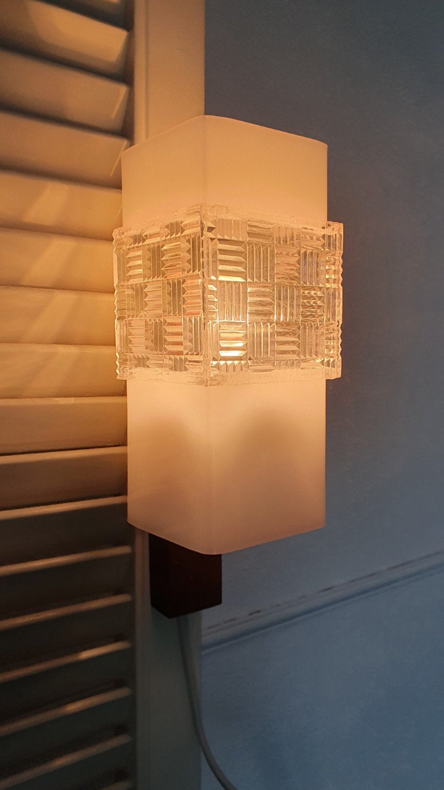 vintage wandlamp Spage Age ( Philips) jaren 70 Graewe, Huis en Inrichting, Lampen | Wandlampen, Ophalen, Kunststof