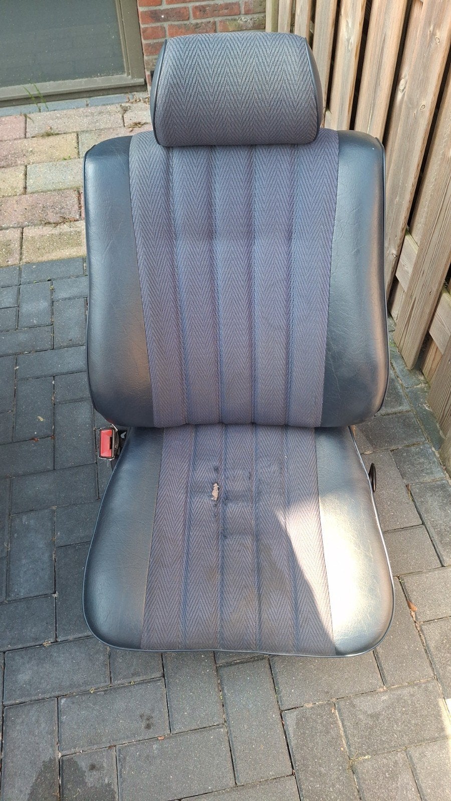 Mercedes Benz w123 stoelen blauw, Ophalen, Gebruikt