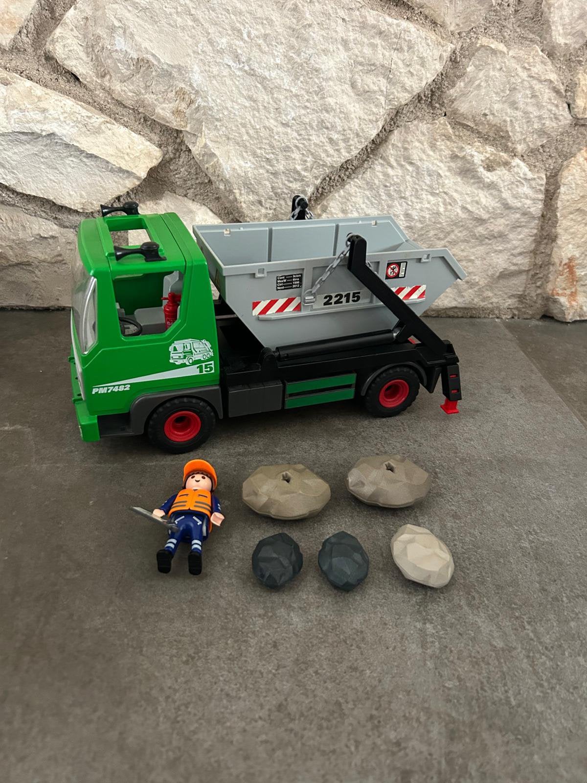Playmobil 3318 Container dienst, Ophalen of Verzenden, Gebruikt