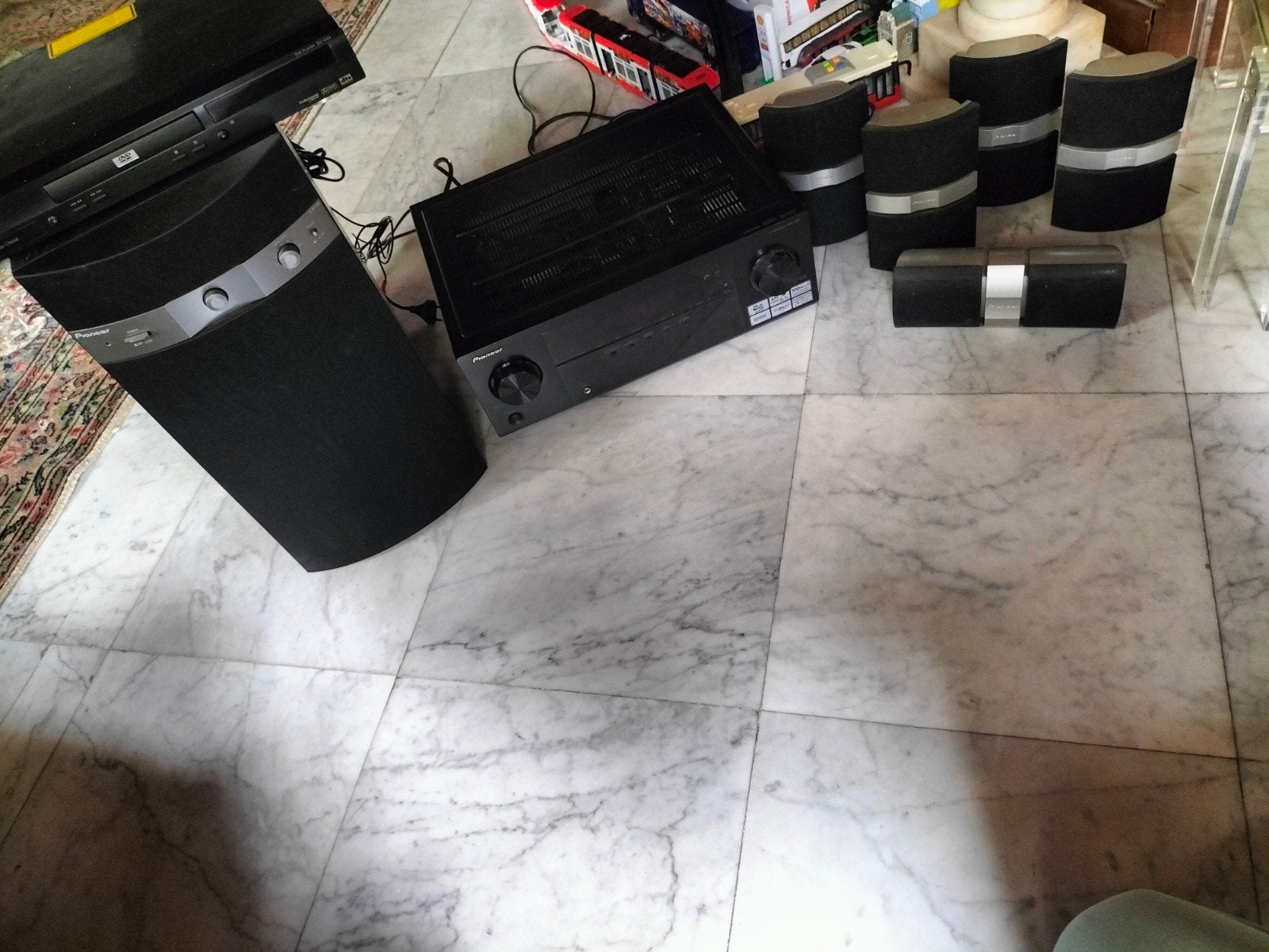 Pioneer 5.1 #Actieve# 210 W subwoofer 180 W versterker, Audio, Tv en Foto, Ophalen, Gebruikt, 70 watt of meer, Pioneer