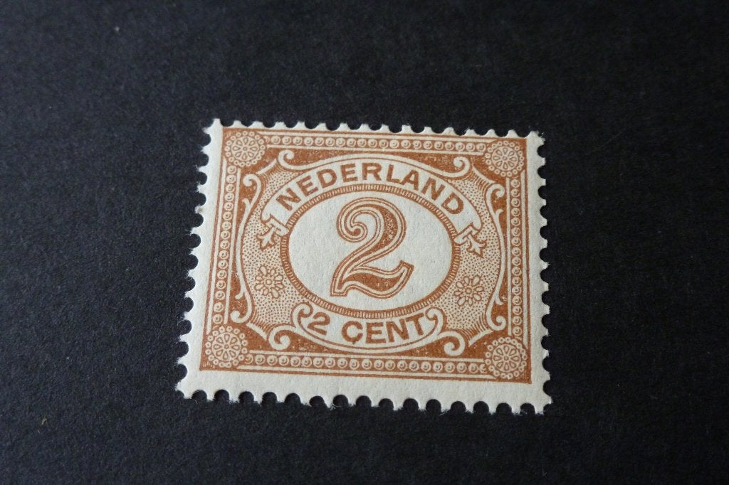Postzegels - oude cijferzegel 2 cent 1899 NVPH 54 postfris, Ophalen of Verzenden, T/m 1940, Postfris