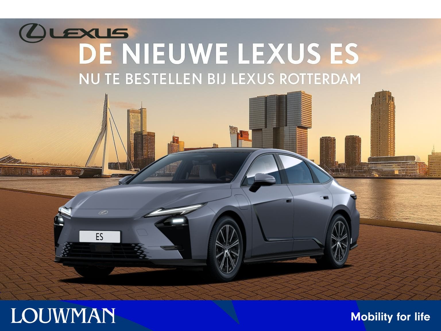 Lexus ES 350e Luxury Line | Infrarood Kachel | Sunroof | Lex, Auto's, Automaat, 12 maanden, Blauw, Automatische klimaatregeling