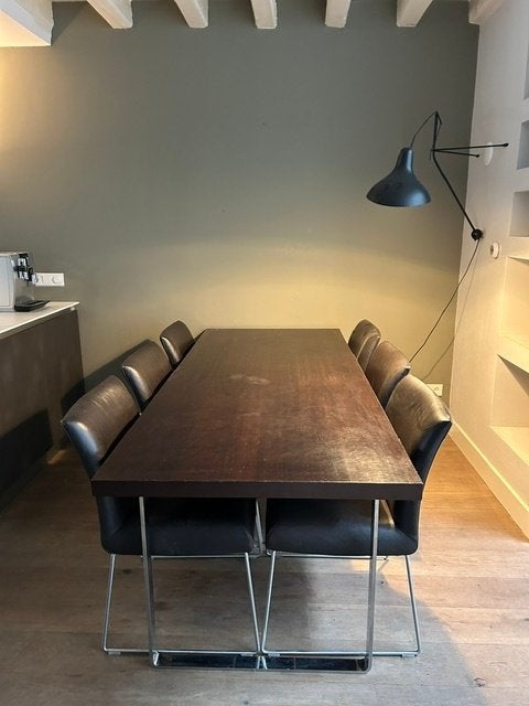 Eettafel met 6 stoelen, Ophalen, Design, 200 cm of meer, 50 tot 100 cm
