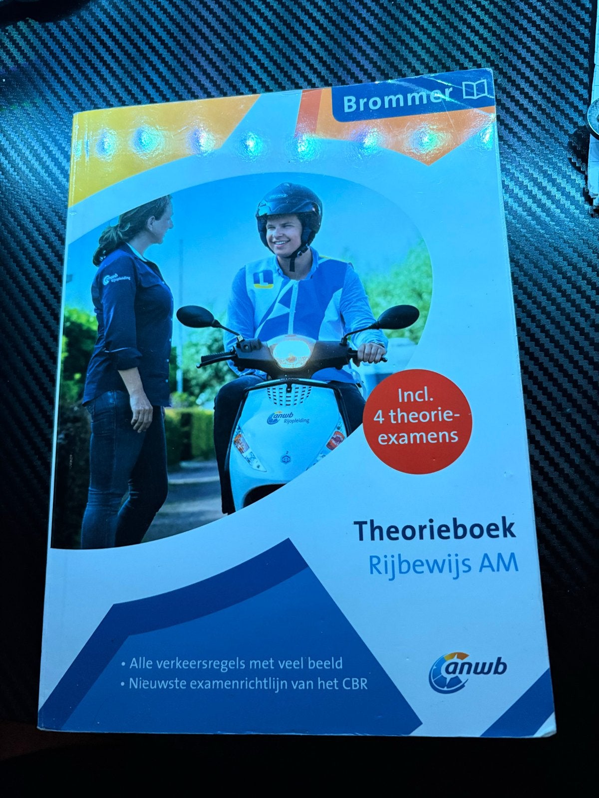 ANWB Theorieboek Rijbewijs Scooter AM + 4 oefenexamens, Ophalen of Verzenden, Nieuw, Niet van toepassing