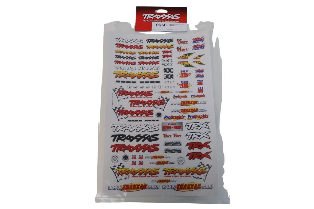 Traxxas Decal Sheet Official Team Traxxas Racing, Ophalen of Verzenden, Nieuw, Overige schalen, Onderdeel