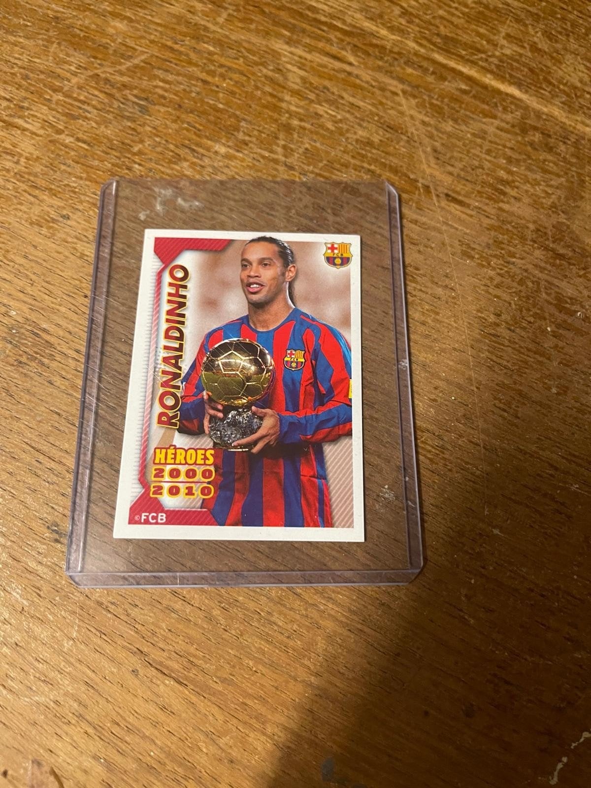 Ronaldinho Panini 2000-2010 FC Barcelona Spelerskaart, Ophalen of Verzenden, Zo goed als nieuw, Buitenlandse clubs, Spelerskaart