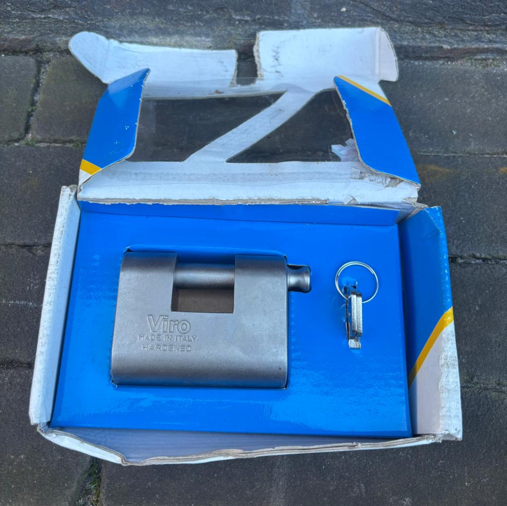 VIRO Monolith 78mm hangslot, Ophalen of Verzenden, Nieuw, IJzer, Slot