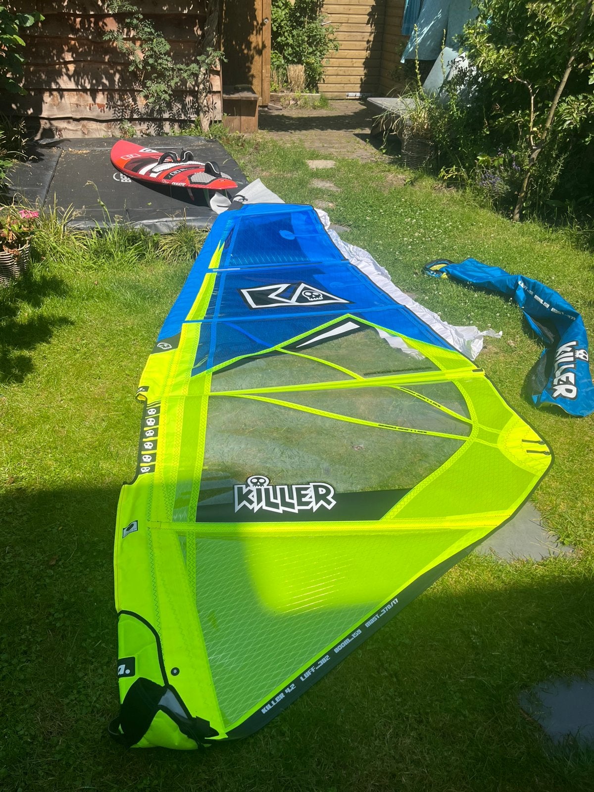 KA SAIL KILLER 4.2, Watersport en Boten, Windsurfen, Ophalen, Zo goed als nieuw, Zeil