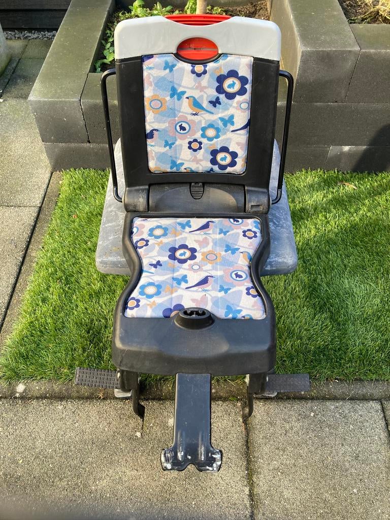 Bobike fietsstoel achter, Ophalen, Gebruikt, Achterzitje, Voetsteuntjes