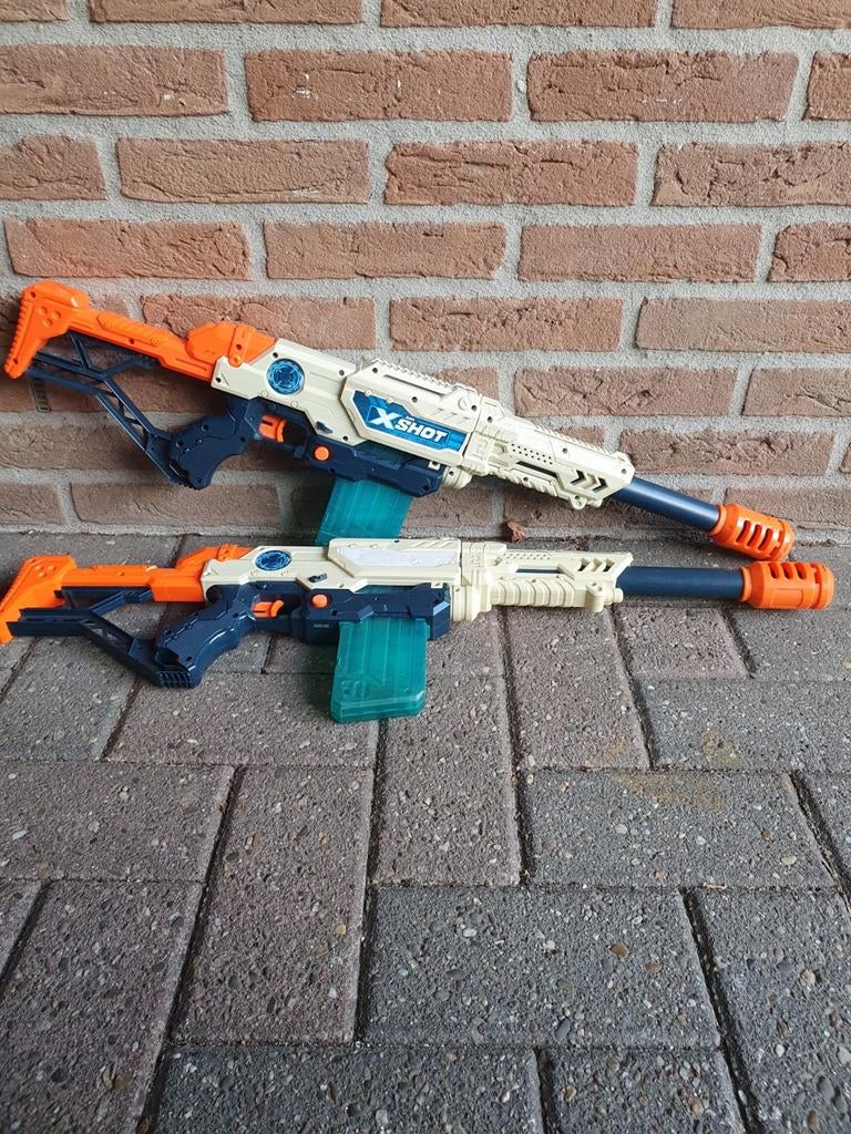 X-shot wapens, Ophalen, Gebruikt