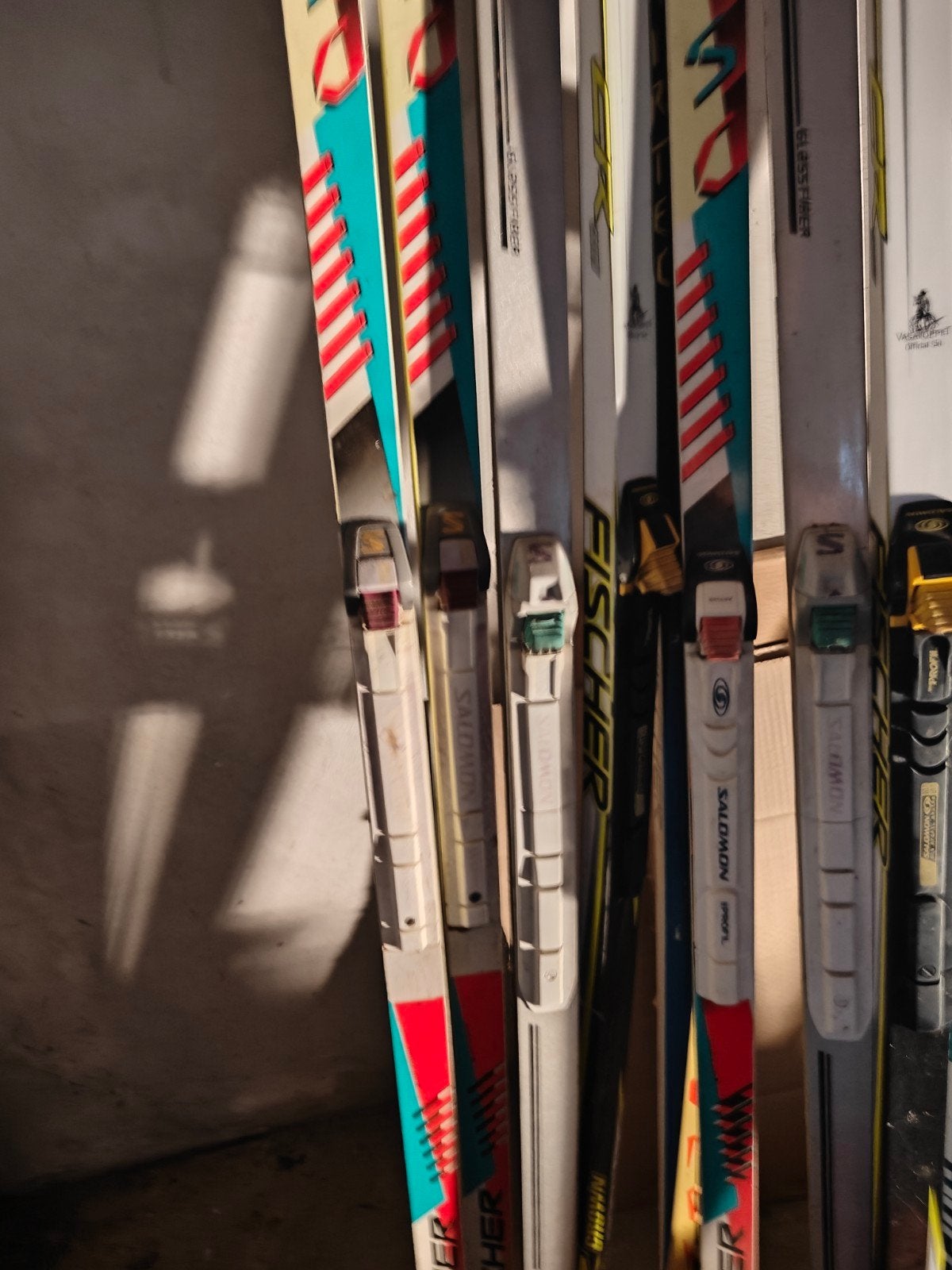 Partij ski's: langlauf en alpine, Ophalen, 160 tot 180 cm, Skiën, Ski's
