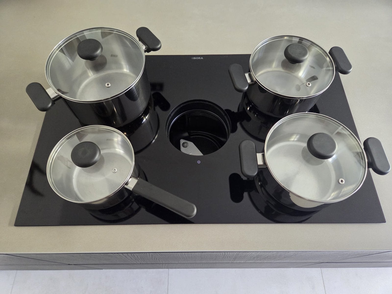 Set van 4 Ikea pannen, Ophalen, Gebruikt, Overige materialen, Pannenset