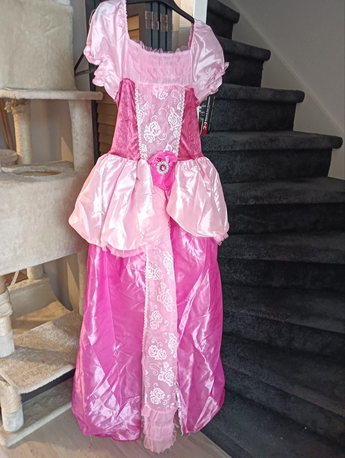 Prinsessenjurk Roze Verkleedjurk Meisje maat 158, Ophalen of Verzenden, Gebruikt, 122 t/m 128, Meisje