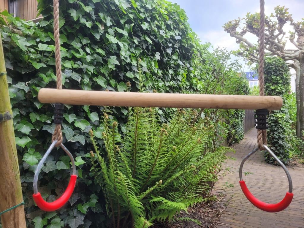 verstelbare schommel en trapeze nauwelijks gebruikt, Ophalen, Zo goed als nieuw, Schommel
