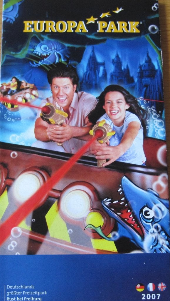 folder van het Europa Park bij Freiburg - 2007, Ophalen of Verzenden, Zo goed als nieuw