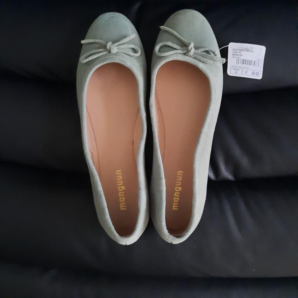 Nieuwe Manguun Ballerina Schoenen - Maat 38, Nieuw, Manguun, Groen, Ballerina's