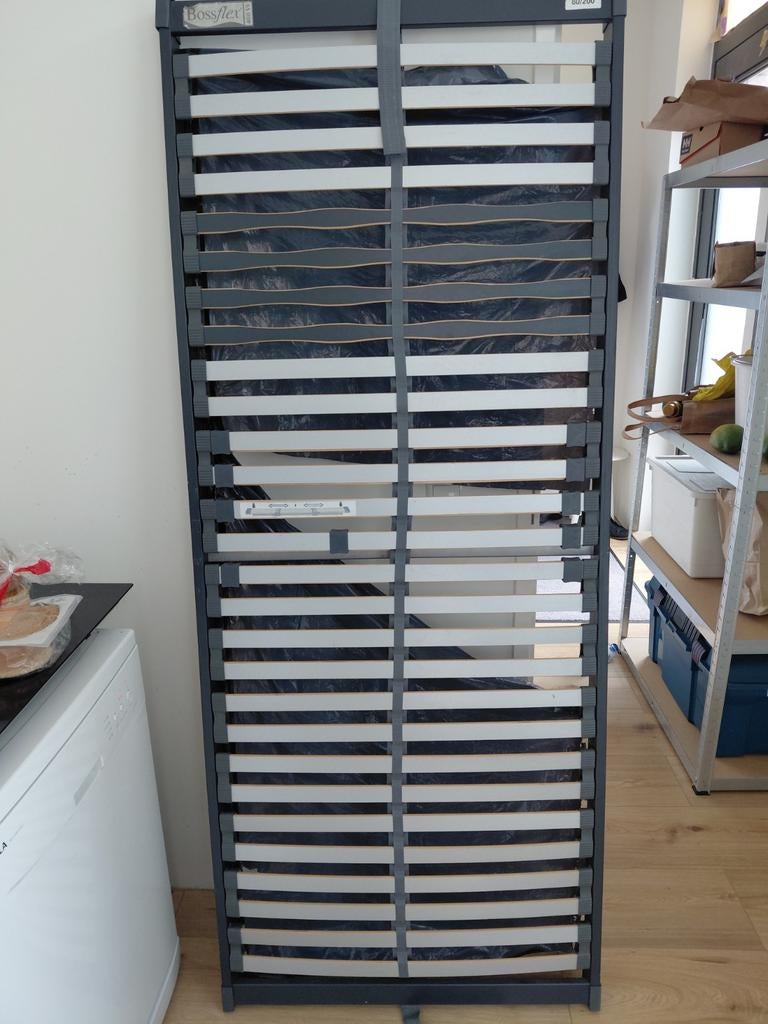 Lattenbodem 80x200 cm - Bossflex, Ophalen, Gebruikt, Eenpersoons, 80 cm