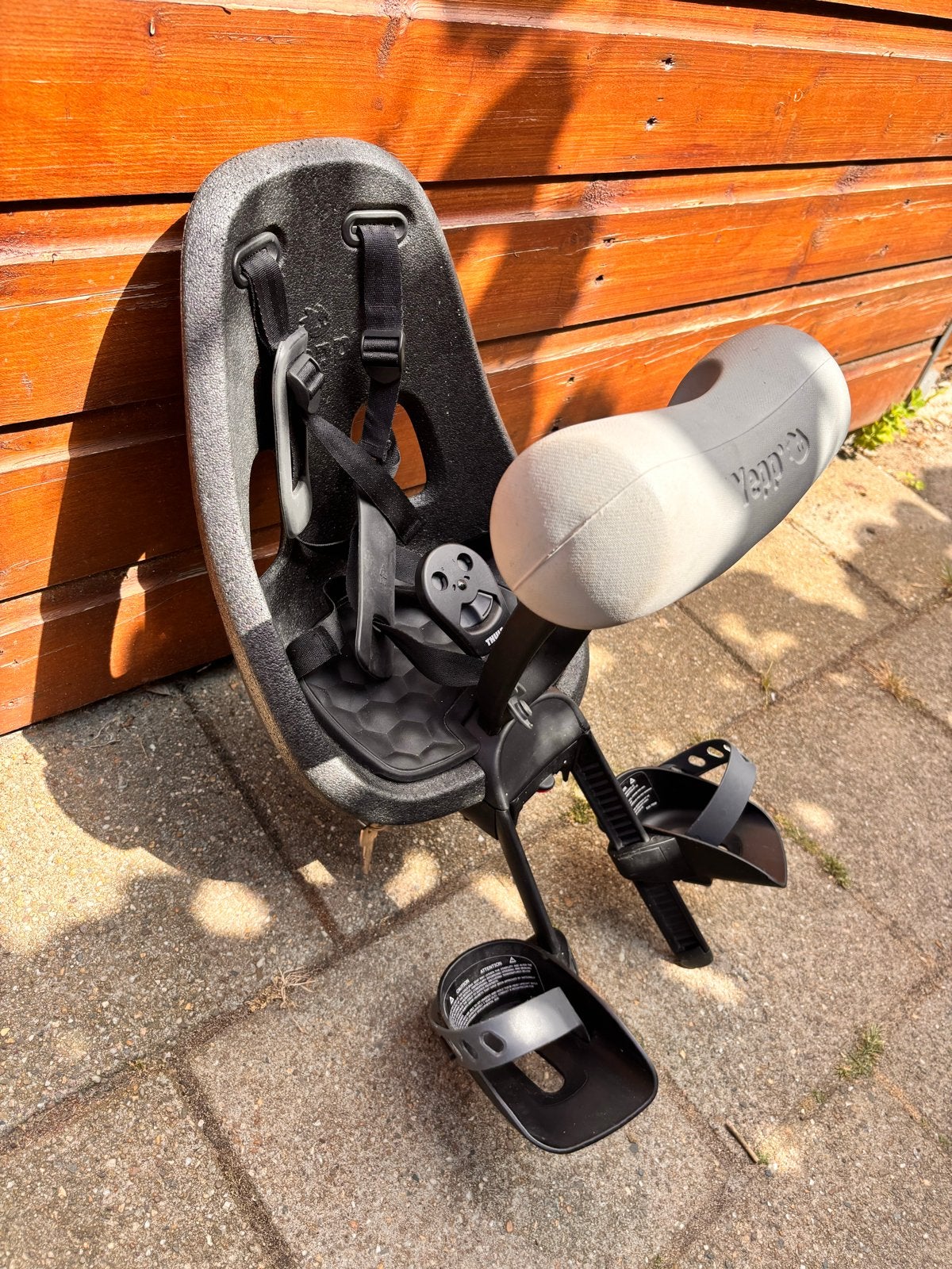 Yepp Mini Thule voorzitje met windscherm en Miffy knuffel, Ophalen, Voorzitje, 0 t/m 13 kg, Gebruikt