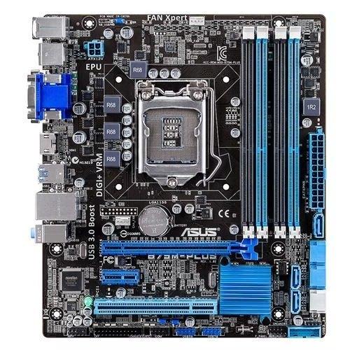 ASUS B75M-PLUS Moederbord, Computers en Software, Moederborden, Zo goed als nieuw, Intel, DDR3, Ophalen of Verzenden