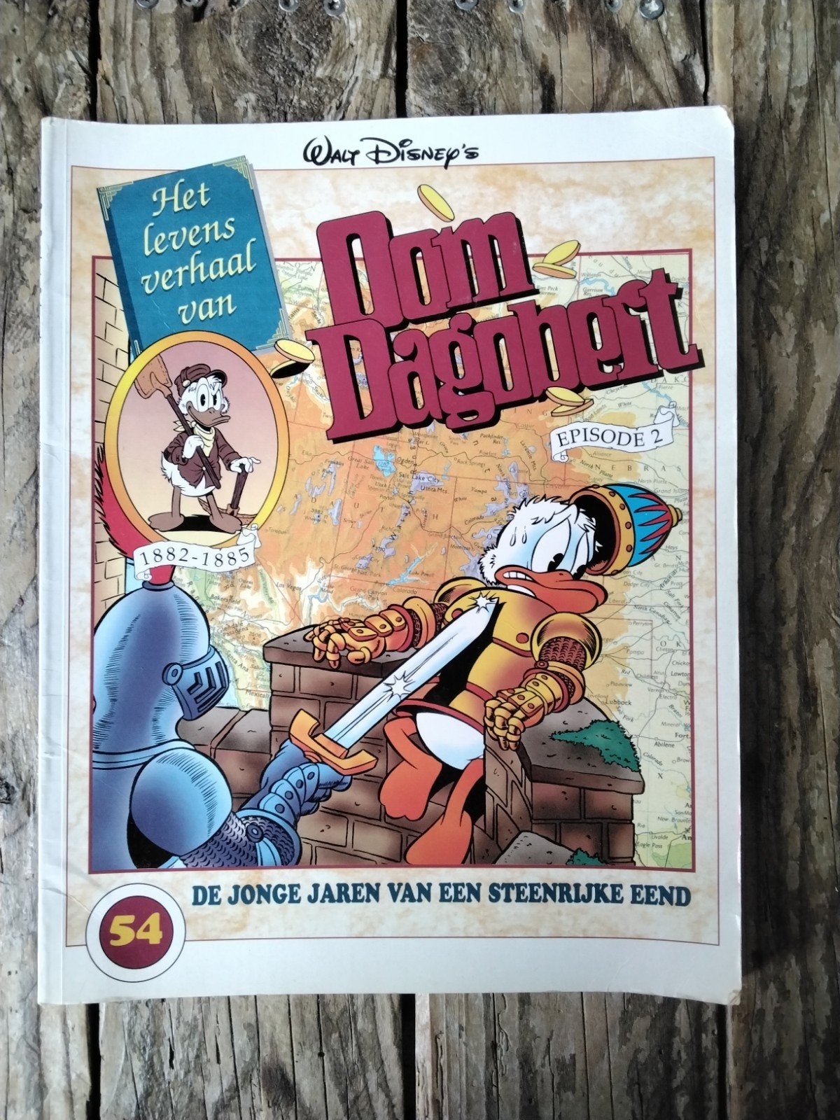 ZELDZAAM!!!!!!!!!! Oom dagobert het levensverhaal episode 2., Eén stripboek, Ophalen of Verzenden, Gelezen