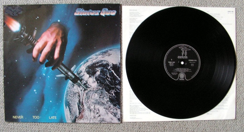 Status Quo – Never Too Late 10 nrs LP 1981, LP, Ophalen of Verzenden, Zo goed als nieuw, 12 inch