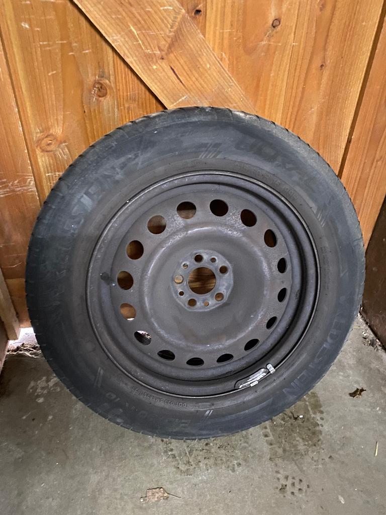 Zomerbanden op velg, Ophalen