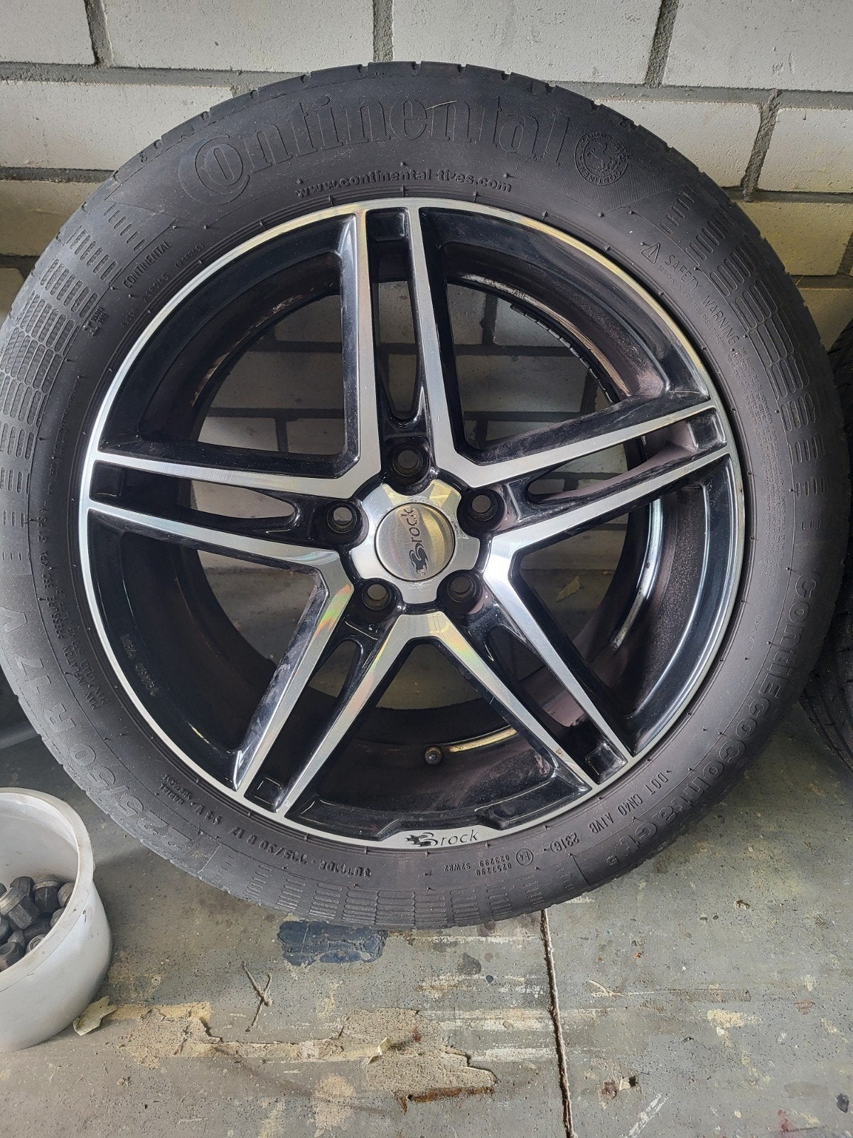 Opel Insignia Continental zomerbanden met 17 inch velgen, Auto-onderdelen, Ophalen, Gebruikt, Banden en Velgen, 17 inch