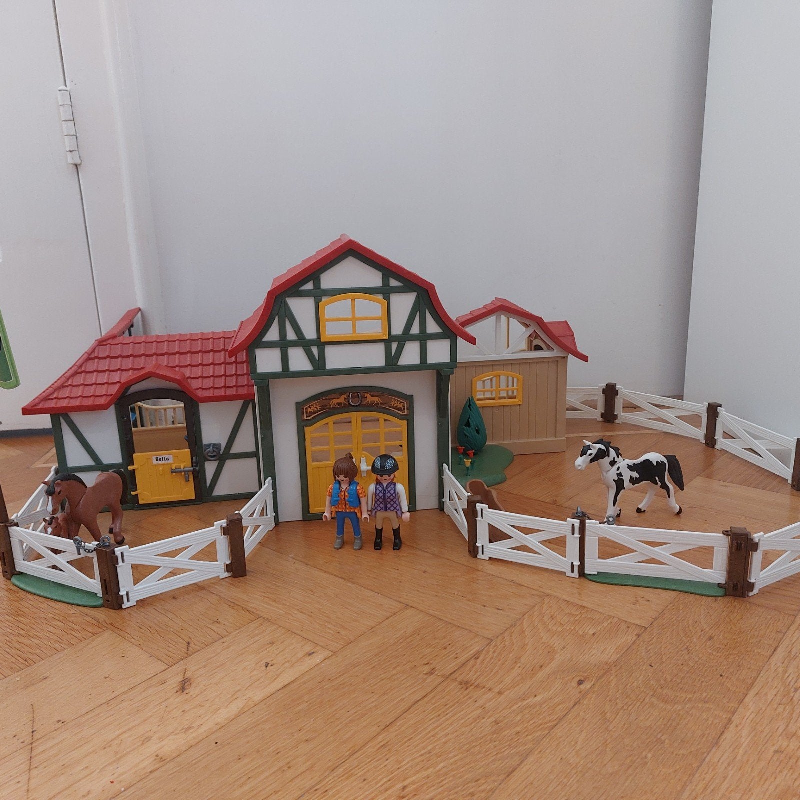 Playmobil paardenstal, Gebruikt, Gebouw, Complete set, Ophalen of Verzenden