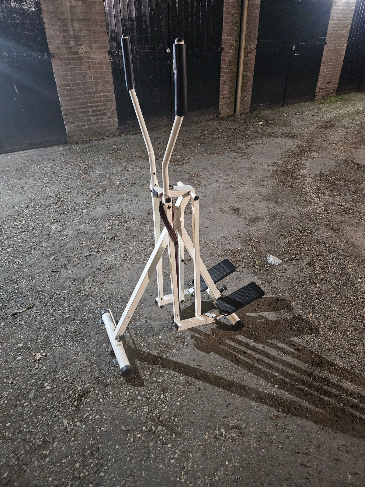 Crosstrainer / Stepapparaat - Wit, Gebruikt, Ophalen of Verzenden, Crosstrainer, Metaal