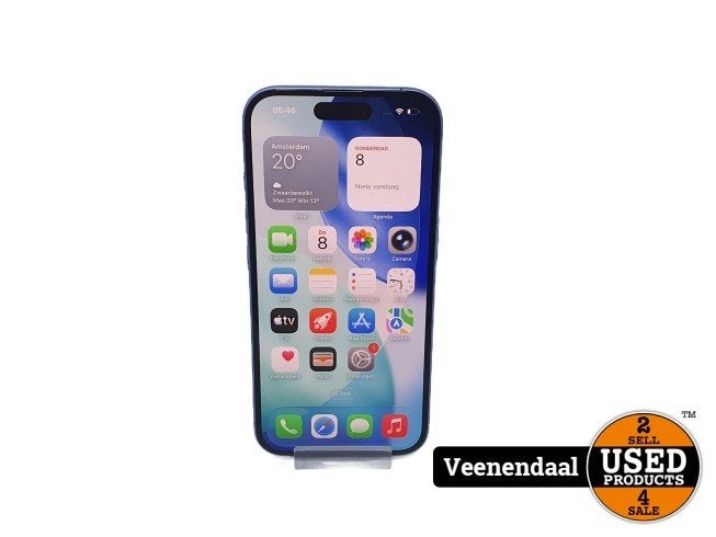 iPhone 16 128GB Ultramarine in Nette Staat - Accu 88%, Apple, Zo goed als nieuw, Support@apple.com, One Apple Park Way
Cupertino, CA 95014
United States
