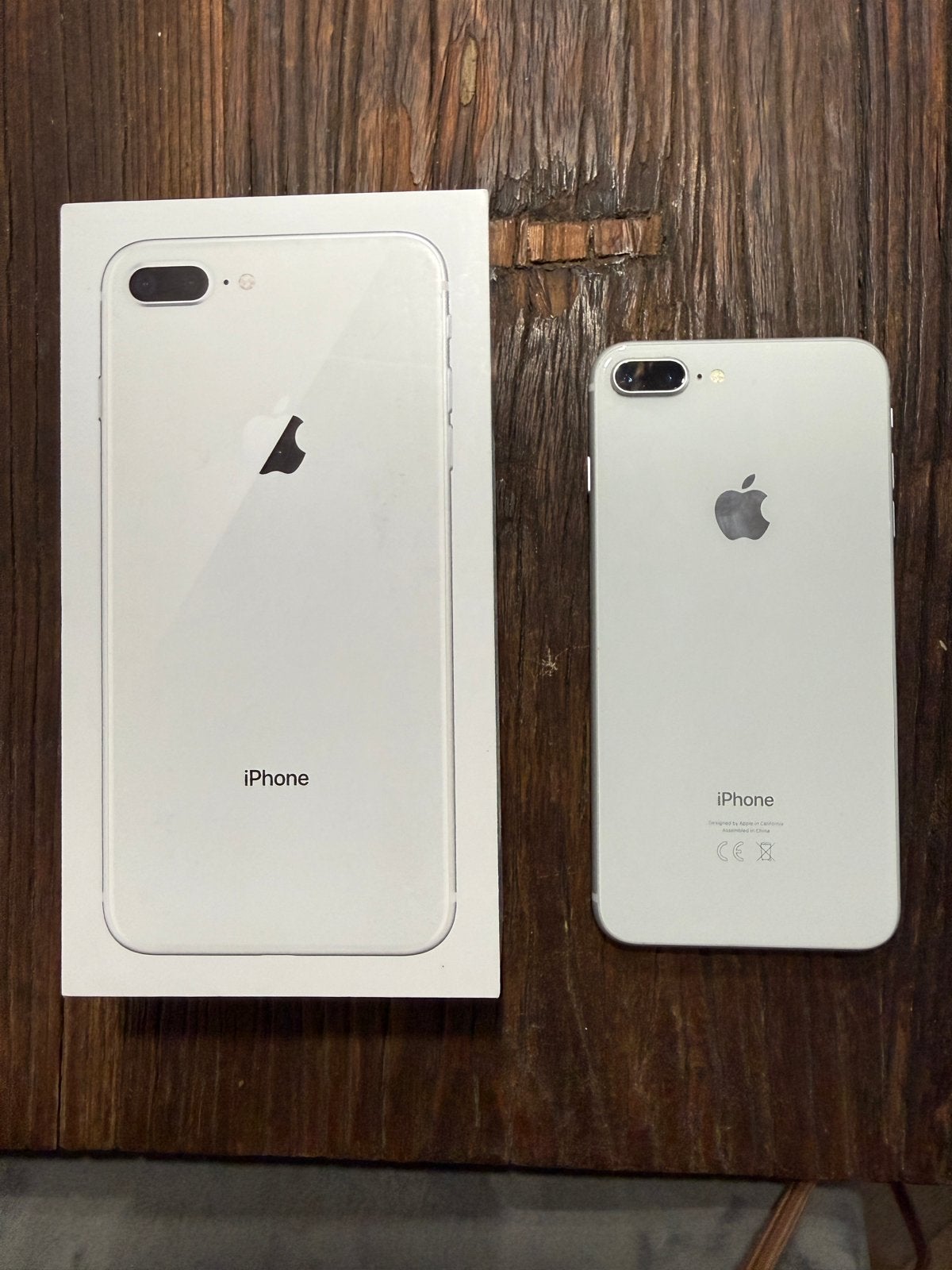 iPhone 8 Plus 64 GB wit/zilver met originele doos, Telecommunicatie, Mobiele telefoons | Apple iPhone, Ophalen, Gebruikt, IPhone 8 Plus