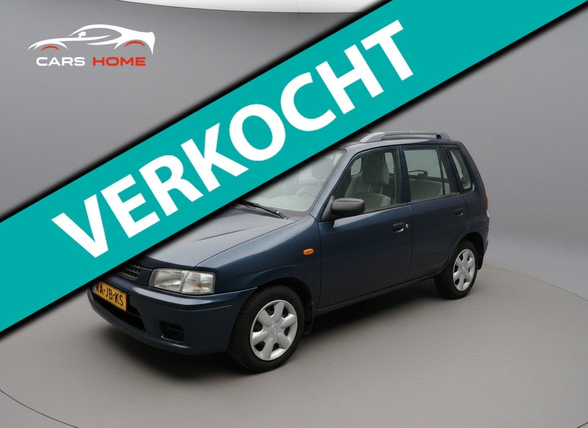 Mazda Demio 1.3 LX |airco|inruil koopje, Auto's, 410 kg, 31 €/maand, Blauw, 1324 cc