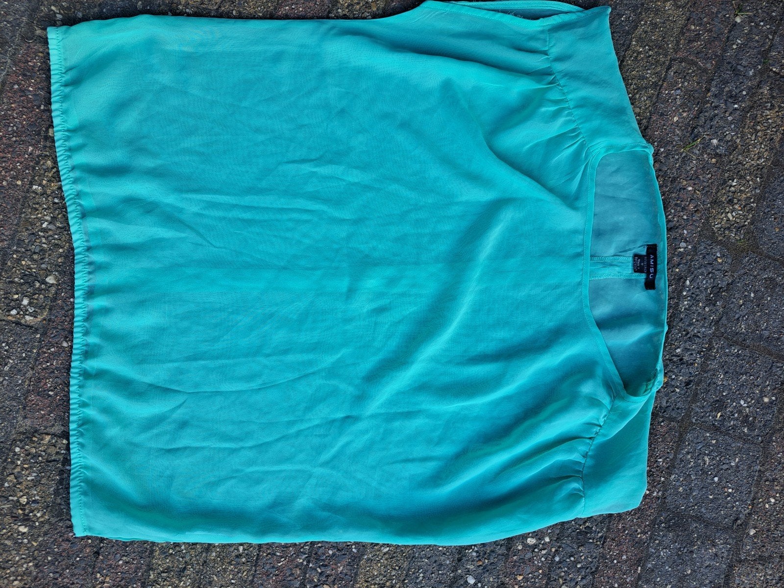 Lichtgroen shirt, Ophalen of Verzenden, Zo goed als nieuw, Groen, Korte mouw