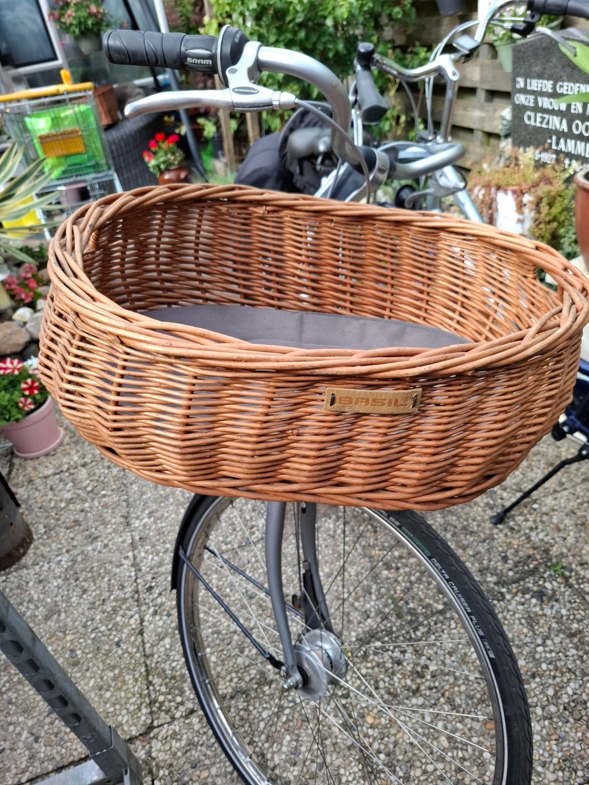 Honden fiets mand voor voor op de fiets., Dieren en Toebehoren, Ophalen